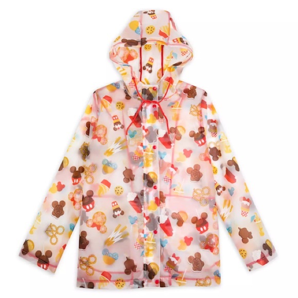 Disney Jackets & Blazers - Disney Mickey Mouse Snack Treats Rain Jacket